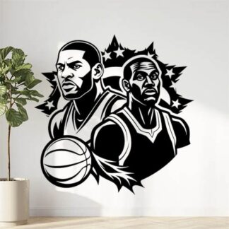 Sticker Autocollant joueur basketball SPORT  SPR22