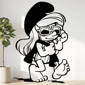 sticker autocollant schtroumpfs 6 SQKXQ