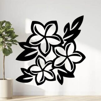 sticker autocollant Fleur Hawai Polynésie 4 SUGGD