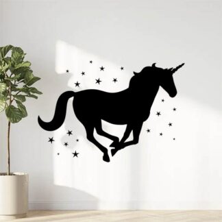 sticker autocollant équidé licorne cheval animaux 1 T0EAJ