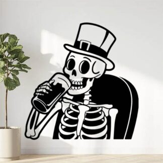 sticker autocollant Squelette skull 2 TK3FM