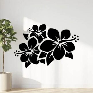 sticker autocollant Fleur Hawai Polynésie 9 TVBAF