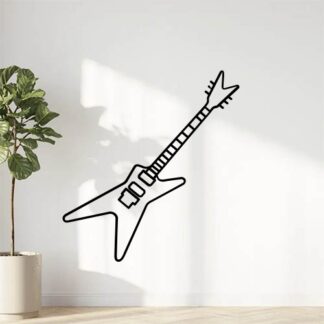 sticker autocollant musique guitare 6 U2NDR