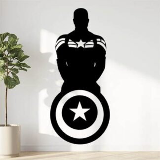 Sticker Autocollant Captain America héro U87305