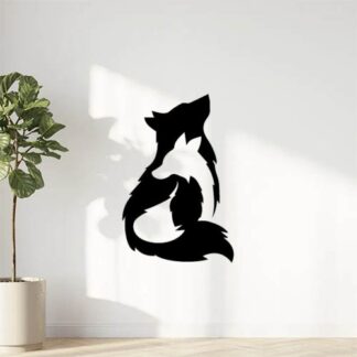 sticker autocollant loup chien animaux 5 UG7MD