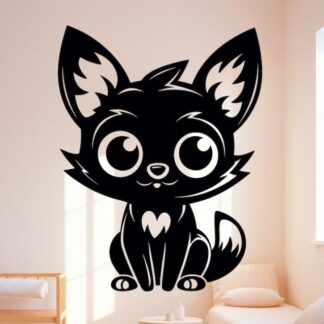 Sticker Autocollant chat animaux  VK62