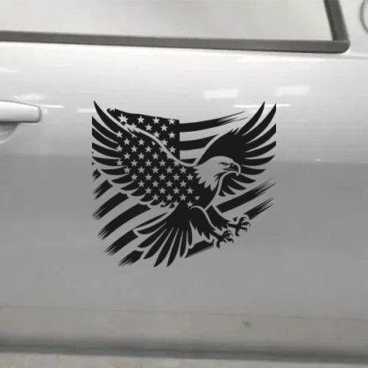 sticker autocollant aigle oiseau animaux américain 3 VLFGE