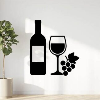 Sticker autocollant Vin décoration decostickerstore - VOZOVA