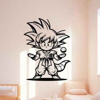 sticker autocollant manga dragon-ball 8 VPTBL
