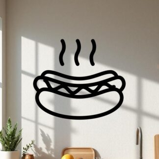 sticker autocollant hotdog nourriture restaurant 6 VTVB3