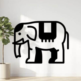 sticker autocollant animaux éléphant 3 VV7QJ