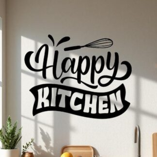 Sticker Autocollant Happy kitchen cuisine W87289