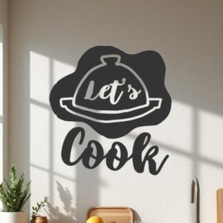 Sticker Autocollant Lets cook 2 cuisine W87294