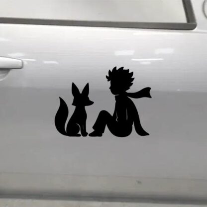 Sticker autocollant Renard et petit prince décoration decostickerstore - WFOAC7