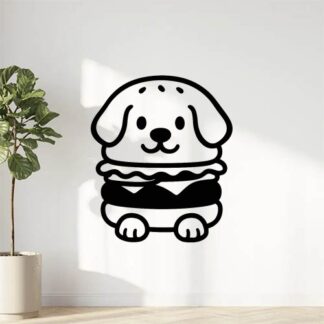 Sticker autocollant client Burger - WLE6TY