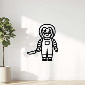 sticker autocollant Chucky héro poupée Halloween 1 WQ9SO