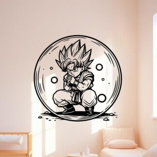 sticker autocollant manga dragon-ball 8 XERFC