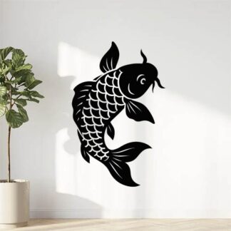 Sticker autocollant Tatouage japonais carpe koi décoration decostickerstore - XNU1MN