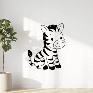 sticker autocollant zèbre animaux équidé 1 XO9H2