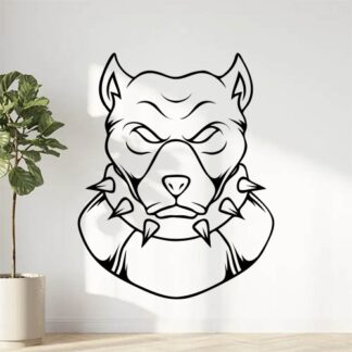 sticker autocollant chien pitbull animaux 9 YC9PS