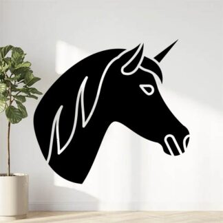 sticker autocollant licorne équidé cheval animaux 2 YLPR5