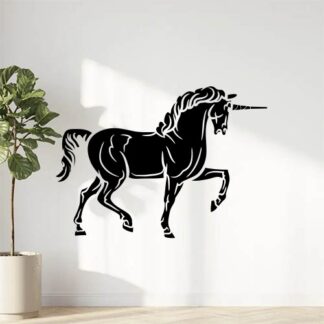 sticker autocollant licorne équidé cheval animaux 4 YQU3M