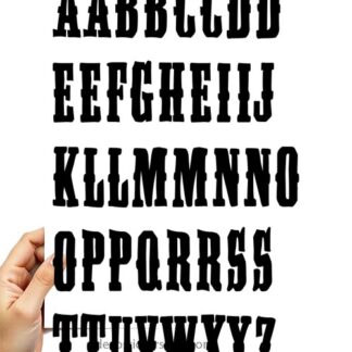 40 gommettes adhésives lettrage Z1NJI