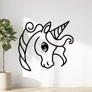 sticker autocollant licorne équidé cheval animaux 6 ZBVPI