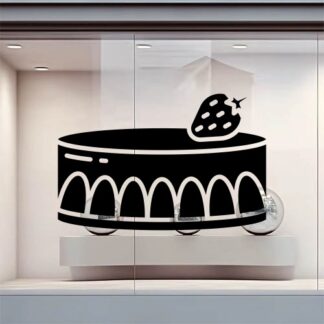 sticker autocollant vitrine gâteau nourriture boulanger restaurant 3 ZG0RI