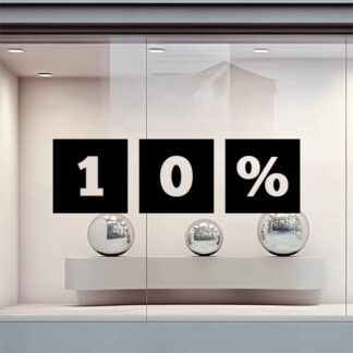 sticker autocollant solde vitrine 9 ZJMWI