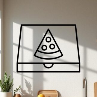 sticker autocollant pizza nourriture restaurant 3 ZP08H