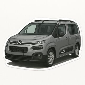 Autocollant Berlingo Citroën en gris décoration decostickerstore - TRO2MV