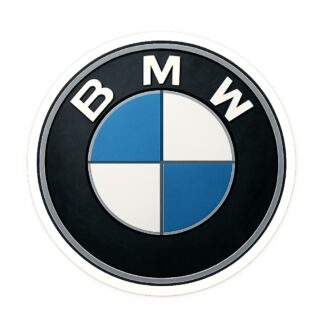 Autocollant Logo BMW en couleurs Bl1nc et bleu décoration decostickerstore - TWGABD