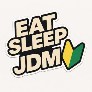 Autocollant manger dormir JDM décoration decostickerstore - 8MKXON