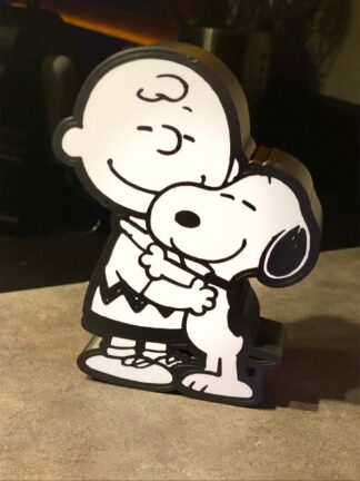 Lampe 3D boîte à lumière Snoopy et Charly R6IMX