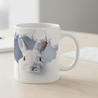Mug en céramique 325 ml (11 oz) lapin U5R4L