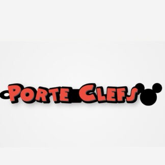 3D porte clefs Prénom Mickey héro