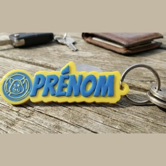3D porte clefs Prénom cochon 1