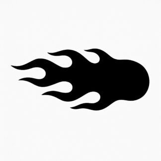 Sticker autocollant Bande flamme vers la gauche décoration decostickerstore - WWDHZ2