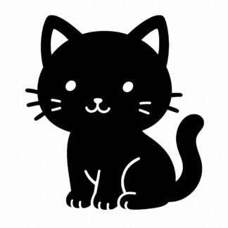 Sticker autocollant Chat kawai manga décoration decostickerstore - QMCYDG