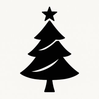 Sticker autocollant Sapin design pour vitrine décoration decostickerstore - DMWKM6