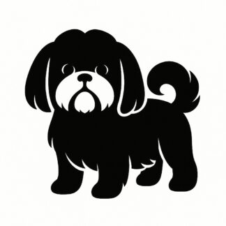 Sticker autocollant Shih tzu décoration decostickerstore - ZAHJST