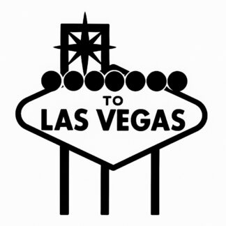 Sticker autocollant Viva Las Vegas panneau décoration decostickerstore - VG0DDU