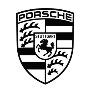 Sticker autocollant Vrai Logo Porsche décoration decostickerstore - RDRGPD
