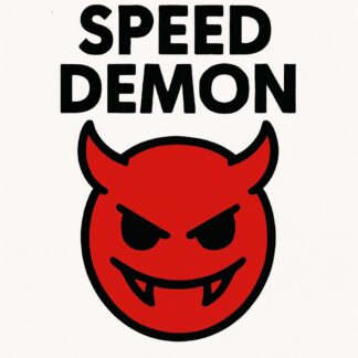 Sticker autocollant 😈 c'est juste que c'est rouge et qu'il y a écrit speed demon dessus décoration decostickerstore - VGNMGV
