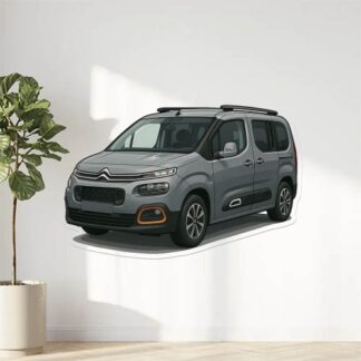Autocollant Berlingo CITROËN de 2019 en gris décoration decostickerstore - 5ZAJ47