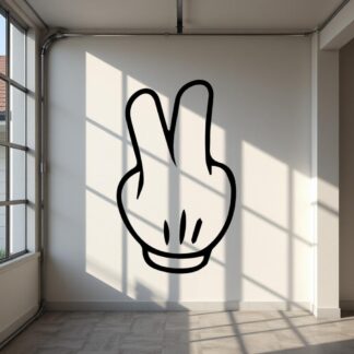 Sticker autocollant Disney moto signe de motard