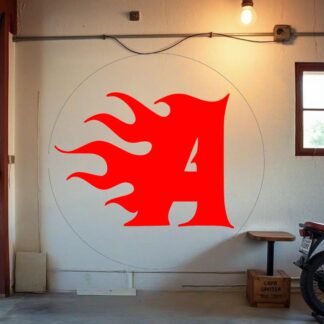 Sticker Jeune conducteur A flamme