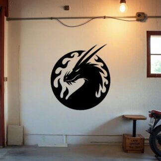 Sticker autocollant Dragon