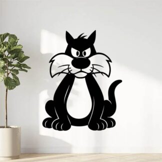 Sticker autocollant GROS MINET décoration decostickerstore - 9OB5O4